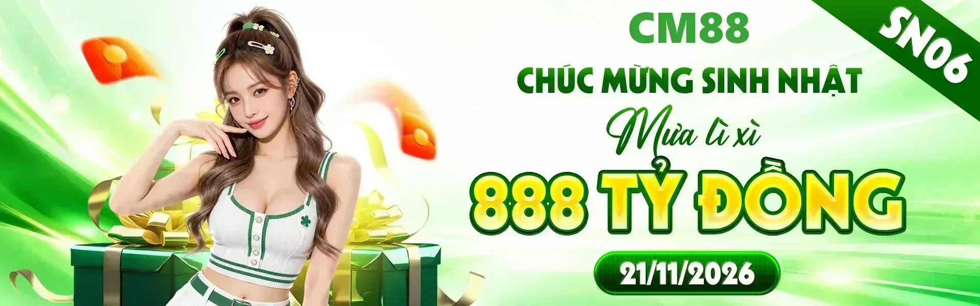 Phiên bản 1: CM88 – Điểm đến giải trí trực tuyến năm 2026, nạp đầu ưu đãi 100%, đăng ký nhận +68K trải nghiệm kho game đa dạng, bảo mật thông tin, giao dịch thuận tiện.
